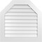 Ekena Millwork Octagonal Top Surface Mount PVC Gable Vent w/ 3-1/2"W x 1"P Standard Frame, 32"W x 32"H GVPOT32X3201SN - alternate 1
